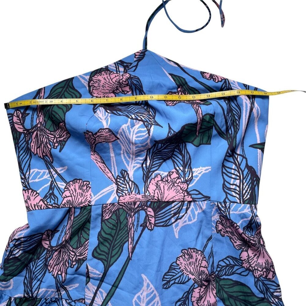 Hutch Renata Halter Mini Dress Peri Inked Iris NWT Anthropologie - Picture 6 of 16